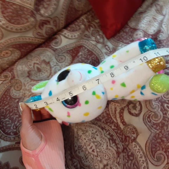 TY Beanie Valve HARMONIE the Speckled Unicorn Plush without Swing Tag. - Picture 12 of 17